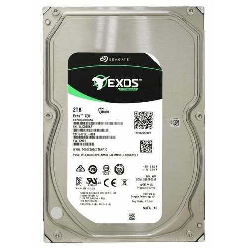 Жесткий диск Seagate 2J2101 2Tb SATAIII 35 HDD 16880₽