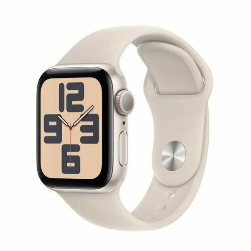 Смарт-часы Apple Watch Series SE 2023 GPS 44mm Starlight Sport Band 3510900₽