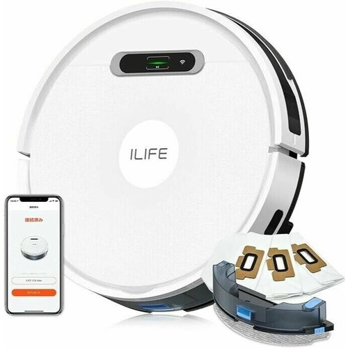 Робот-пылесос ILIFE V3SMAX (Цвет: White) робот пылесос ilife v9e 4000 па 110 мин работы wifi