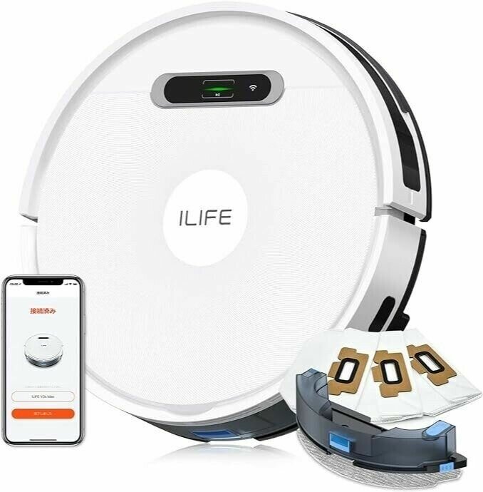 Робот-пылесос ILIFE V3SMAX (Цвет: White)