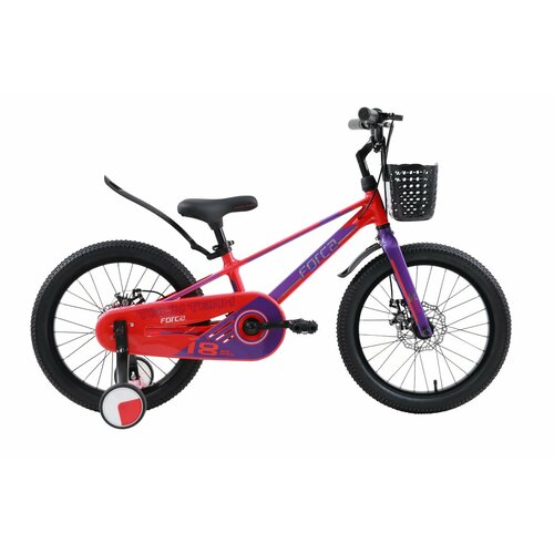 Детский велосипед TECH TEAM Forca 16' red (магниевый сплав) NN012549 NN012549