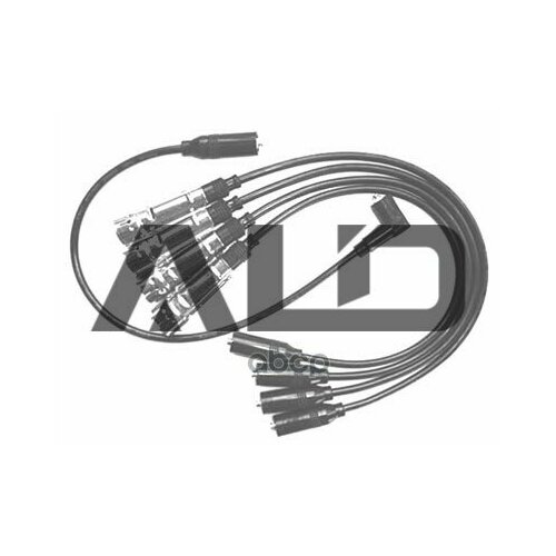Комплект Проводов Зажигания (Черный Силикон), Vw Golf Ii/Passat 1.6/1.8 84-97 ALD арт. A09014