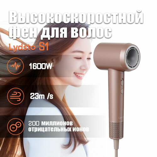 Lydsto S1 Golden Профессиональный высокоскоростной фен для волос 239900₽