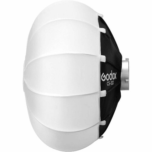 Софтбокс Godox CS-50T BW (диаметр 50см) быстроскладной сферический софтбокс aputure light dome ii bw диаметр 89см быстроскладной