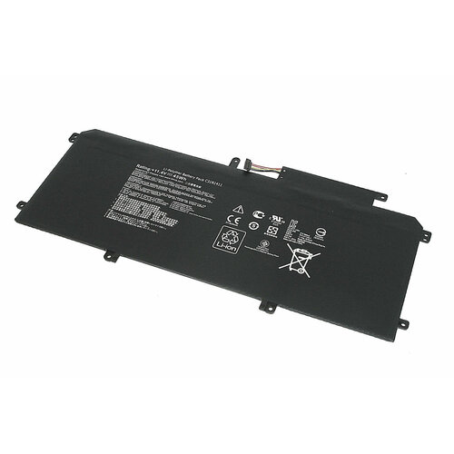 Аккумуляторная батарея для ноутбука Asus UX305 (C31N1411) 11.4V 45WH черная аккумуляторная батарея для ноутбука asus ux305 c31n1411 11 4v 45wh черная