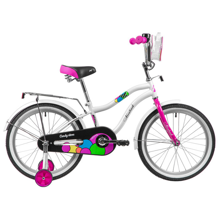 фото Велосипед 20" Novatrack CANDY, цвет белый