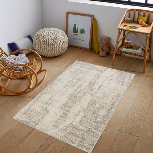 Ковер полипропилен Оптимист 84028_61 прямоугольный 80x150 см цвет бежевый 6358₽