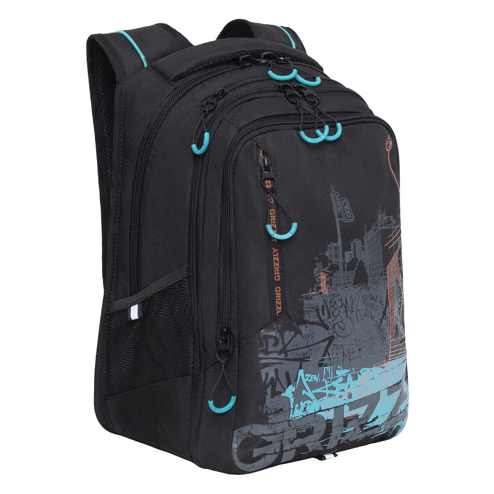 фото Вместительный школьный рюкзак (мужской) - сохраняет правильную осанку RU-338-1/2