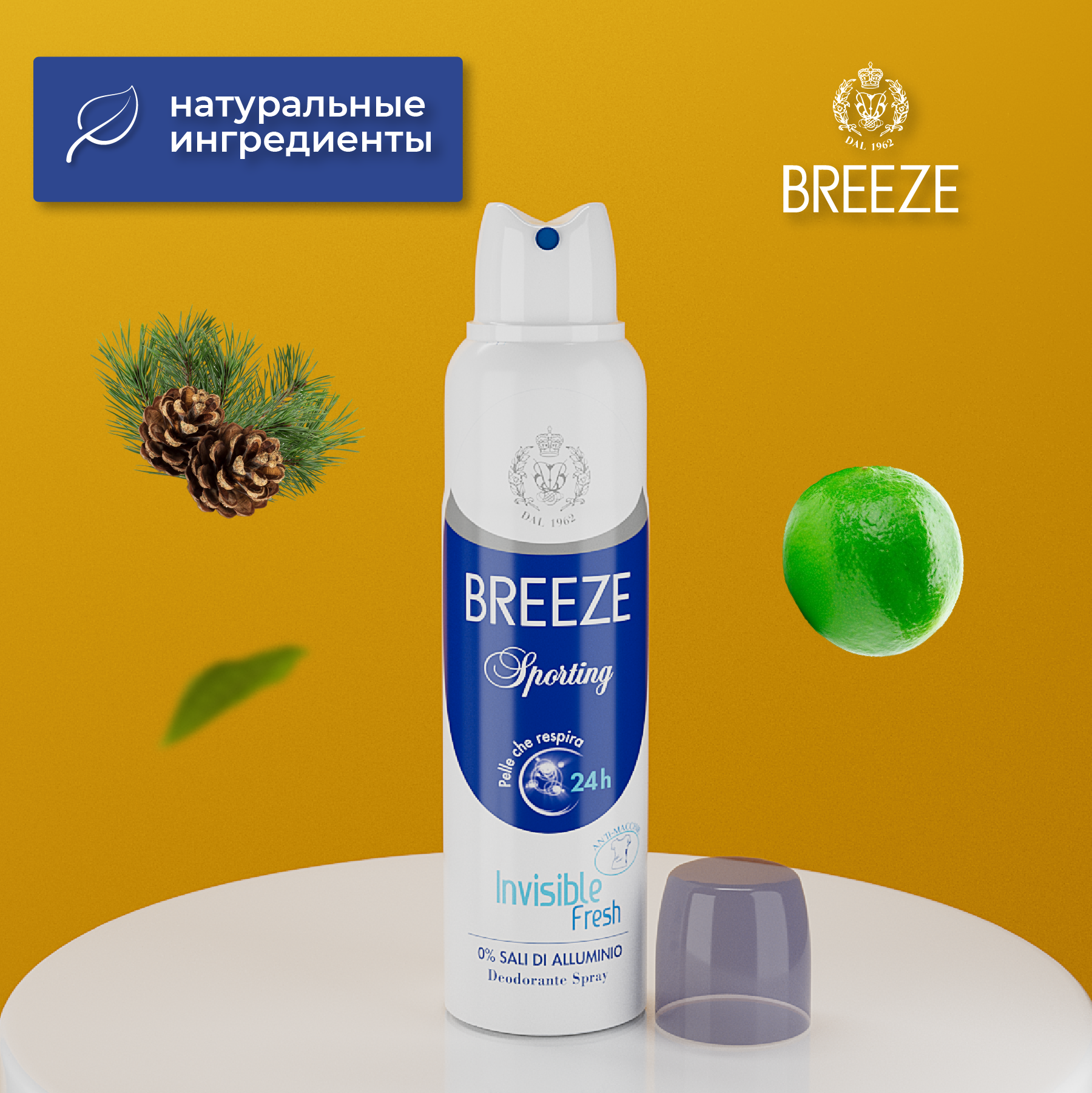 Дезодорант спрей Breeze Sporting 150 мл