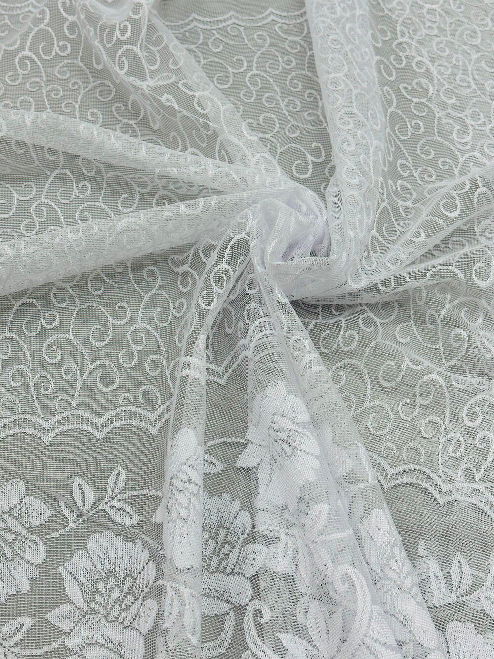 фото Ткань для штор Viva текстиль/тюль жаккард, высота 120 см, на отрез 1 метра, ткань отправляется единым метражом в одном заказе