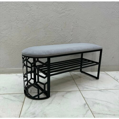 Банкетка в прихожую для обуви STEEL MEBEL 100х35х45см 16000₽