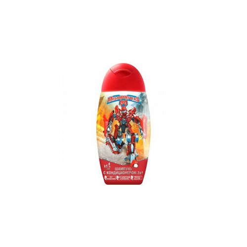 Набор из 3 штук Шампунь для волос мегамонстры 300мл детский с кондиционером 2в1