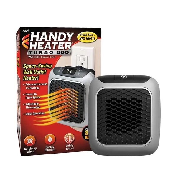 фото Handy Heater Turbo 800; мини обогреватель портативный в розетку