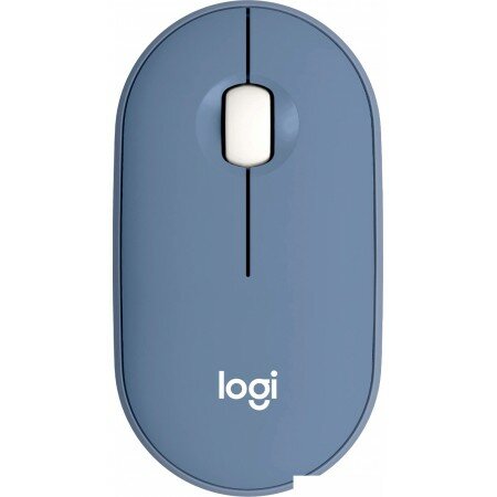 Мышь Logitech M350 Pebble (темно-синий)