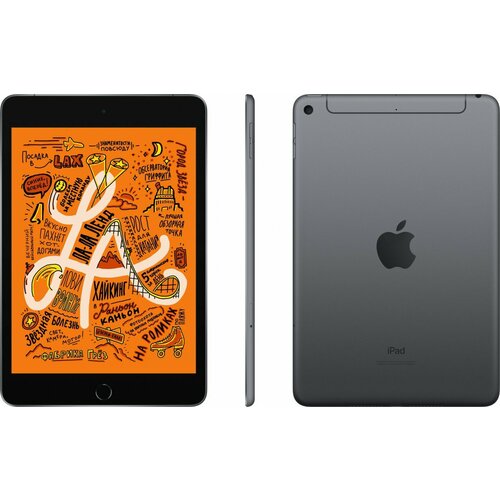 планшет apple ipad pro 12 9 2021 16 гб 1024 гб wi fi cellular space grey Планшет Apple iPad mini (2019) 256Gb Wi-Fi + Cellular (Цвет: Space Gray)