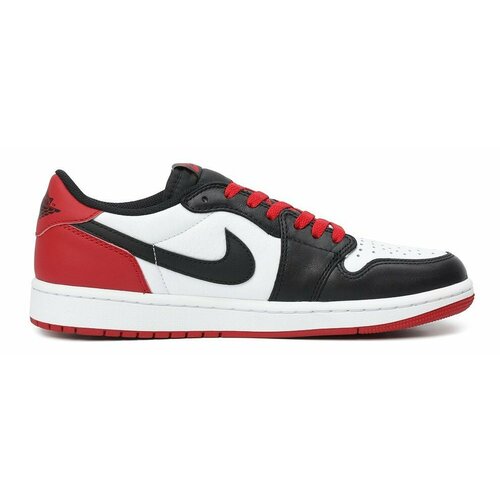 Кеды NIKE Air Jordan 1 Retro Low OG Black Toe, размер 43 EUR, черный