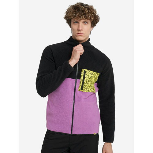 Толстовка спортивная Termit, размер 52, фиолетовый, черный футболка termit размер 52 фиолетовый
