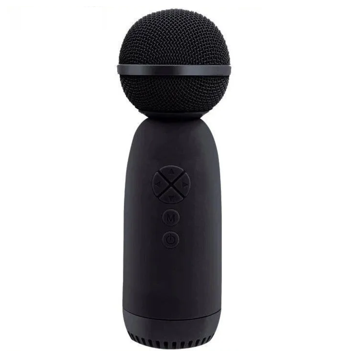 Микрофон караоке детский беспроводной для телефона, AMFOX, ASP-070, профессиональная система для дома, студийная колонка для пения, блютуз, черная