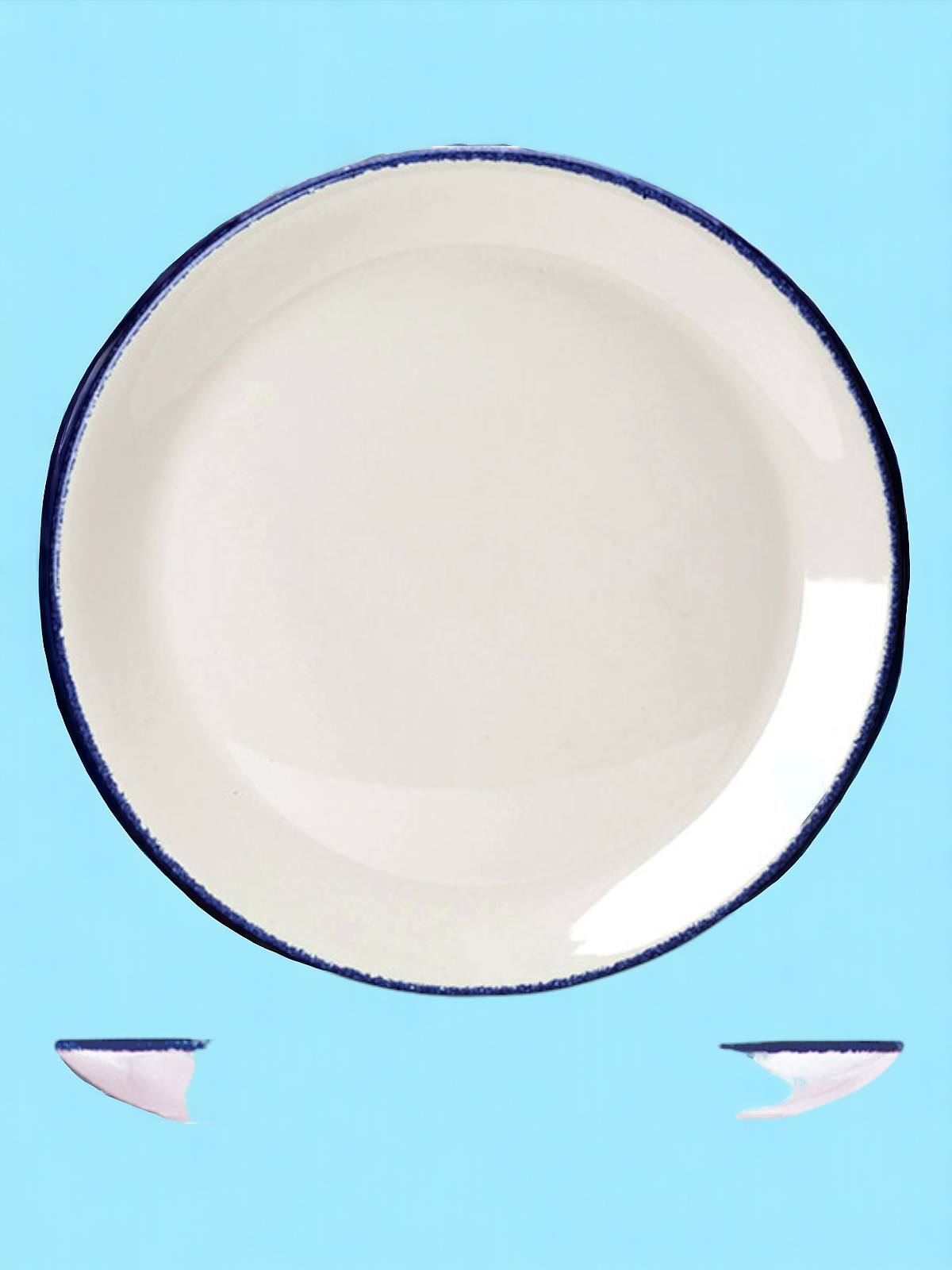 Тарелка сервировочная Steelite Blue Dapple, фарфоровая, 15,3 см