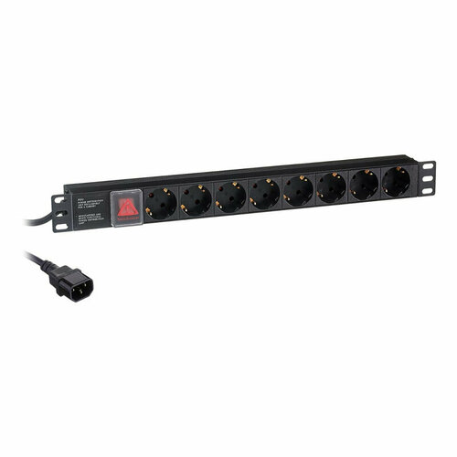Блок розеток ExeGate ServerPro PDU-19H806 Al-8S-C14-3CU-SW EX280845RUS 1930060 2629₽