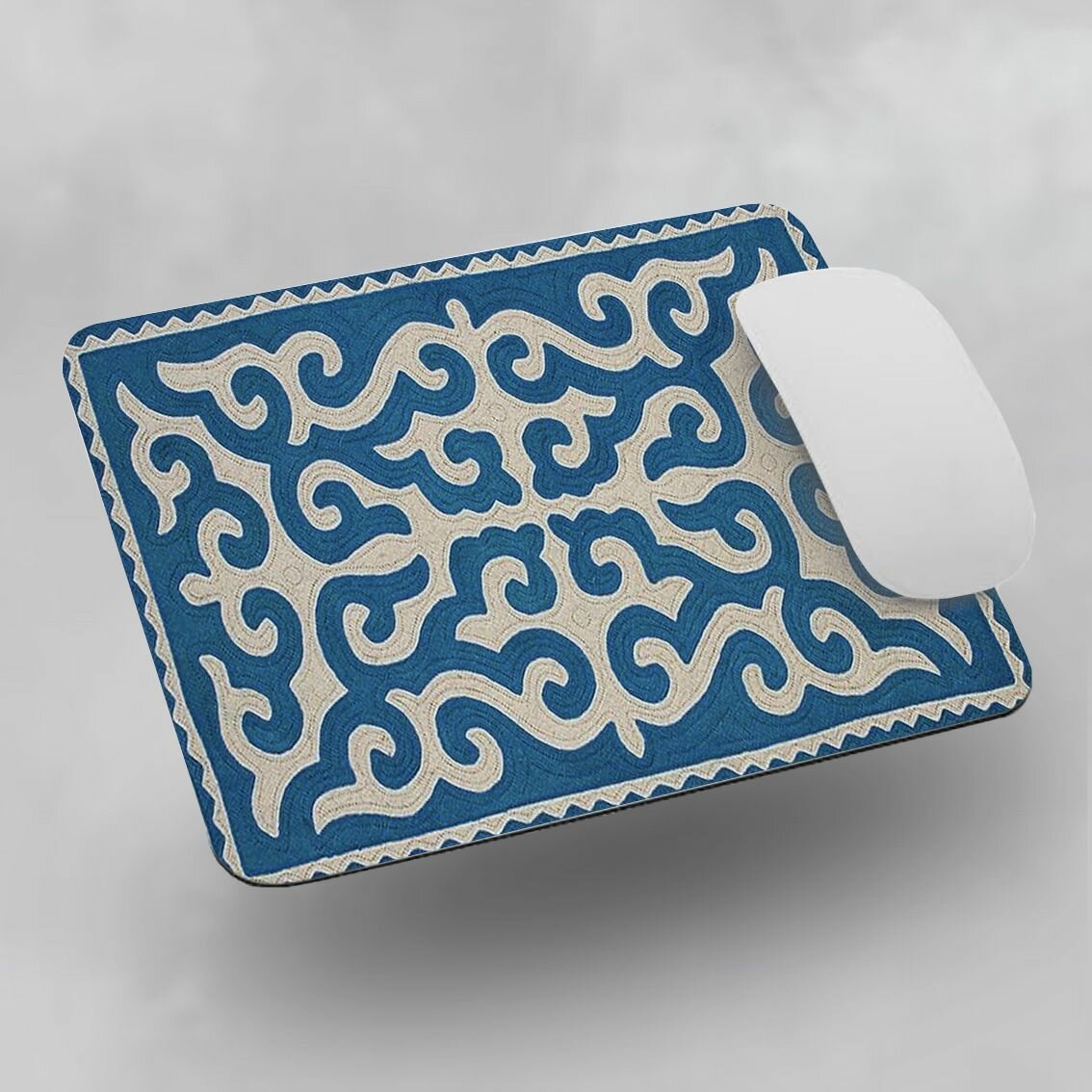 фото Коврик для мыши Ковер голубой