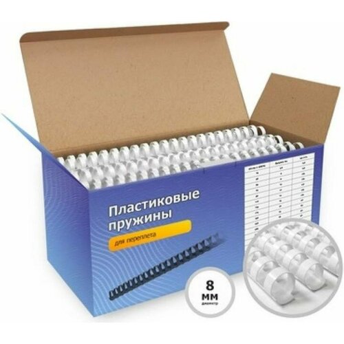 Пружины для переплета Гелеос BCA4-8W 395₽