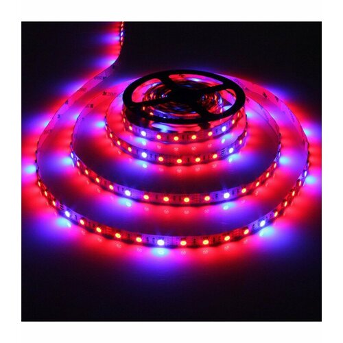 Фито лента для растений 12 В 4 красных 1 синий IP33 Катушка 5 метров 3600₽