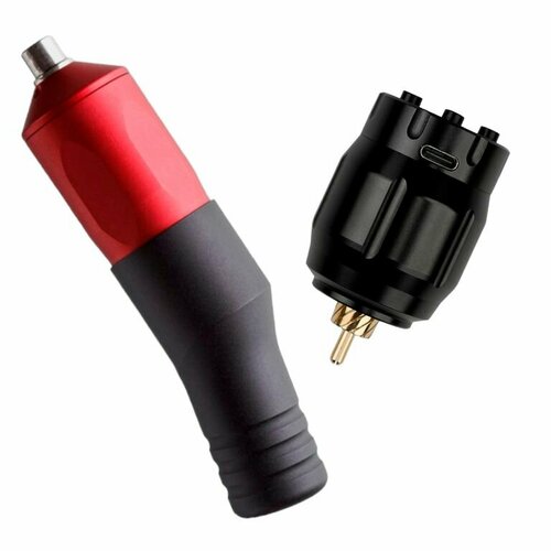 Роторная тату машинка с беспроводным блоком Skinductor Vertigo GO! Soft & Power MC-W1 RCA Black черный