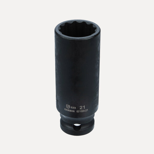 Изображение товара GARWIN INDUSTRIAL 621020-21 Головка, 1/2", 21 мм, торцевая, 12-гранная, ударная, глубокая