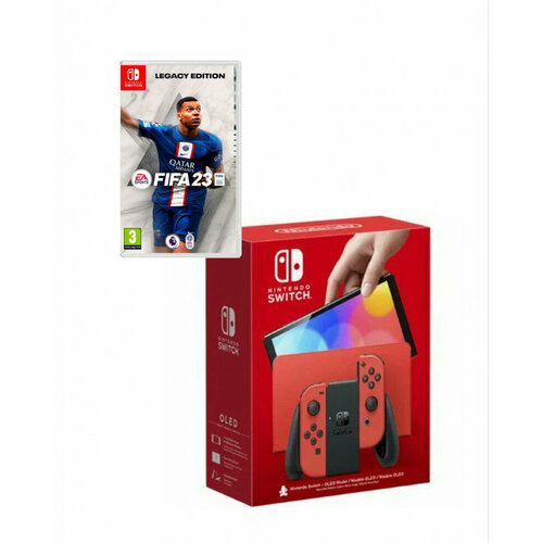 Игровая консоль Nintendo Switch OLED Mario Red Edition FIFA 23 3999000₽
