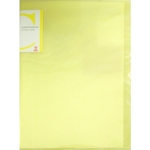 Папка с файлами 20 файлов А4 желтая CY20TM-Y 316₽