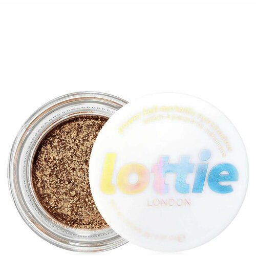 Lottie London Тени для век с металлическим блеском Power Foll Metallic Glitter Eyeshadow в оттенке unphased 2g