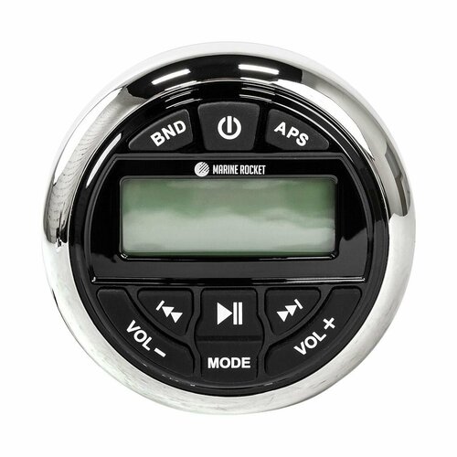 Морская магнитола MRH-833 серебристый ободок Marine Rocket 25336₽