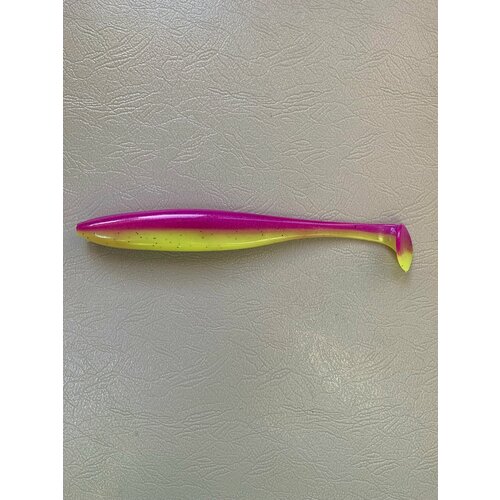 Силиконовая приманка Малёк (Easy minnow) 20 см, 1 шт, Бордово-желтый (Sliva Lime).