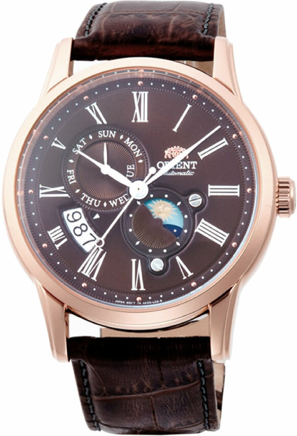 Наручные часы ORIENT Automatic, коричневый