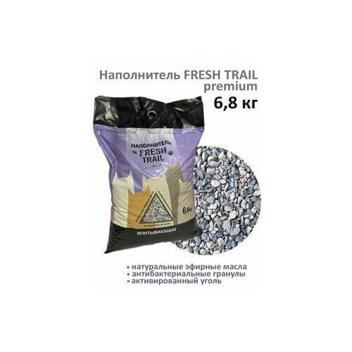 33479 Fresh Trail Премиум наполнитель 96л 68кг 136л впит кремниевый впитывающий 196 33479 1 шт 2771₽