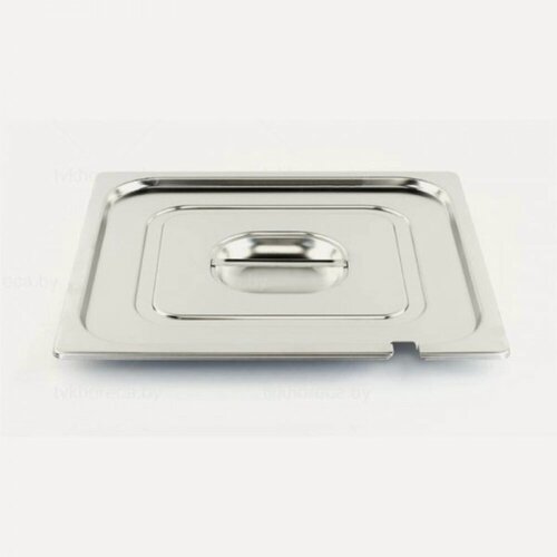 Изображение товара Крышка Foodatlas GN-2/1, для гастроёмкости, нержавеющая сталь, прямоугольная, серебристая