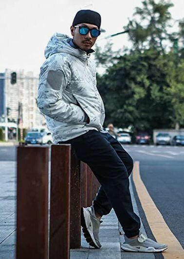 Куртка  Осень-зима 2024, размер XL, голубой — фото 1