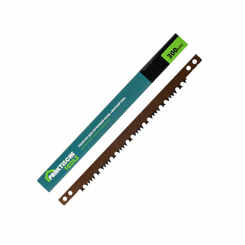Полотно для лучковой пилы PRAKTISCHE TOOLS 300 мм Волчий зуб для быстрого пила по древесине 271₽