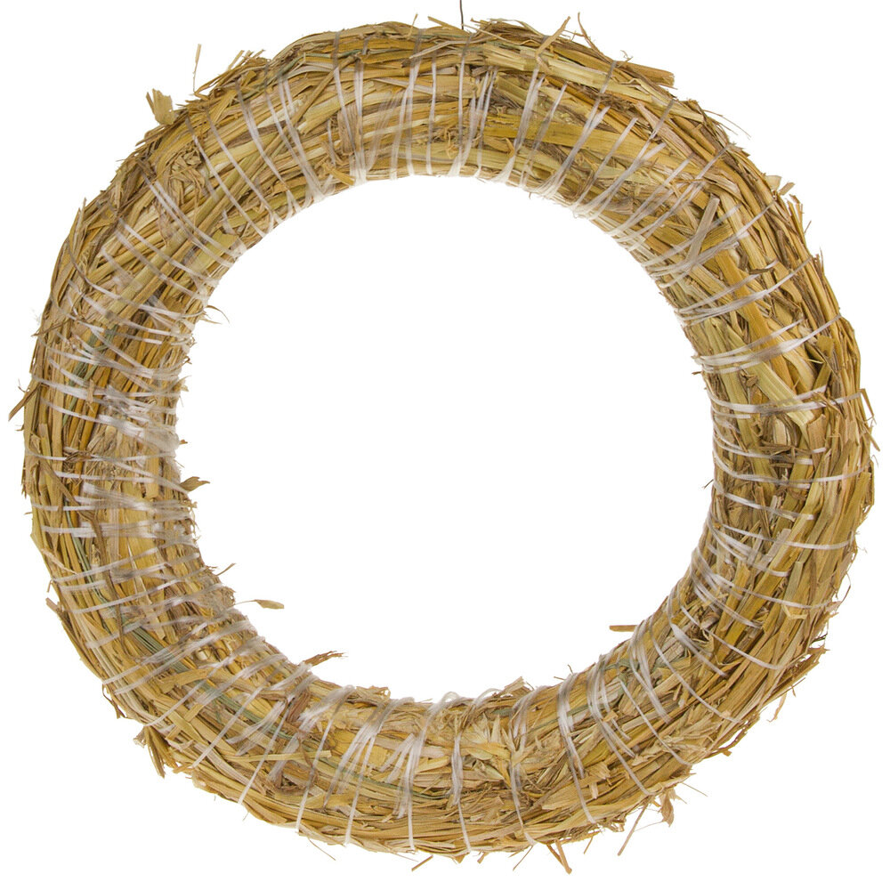 Венок (солома) D25 см Натуральный