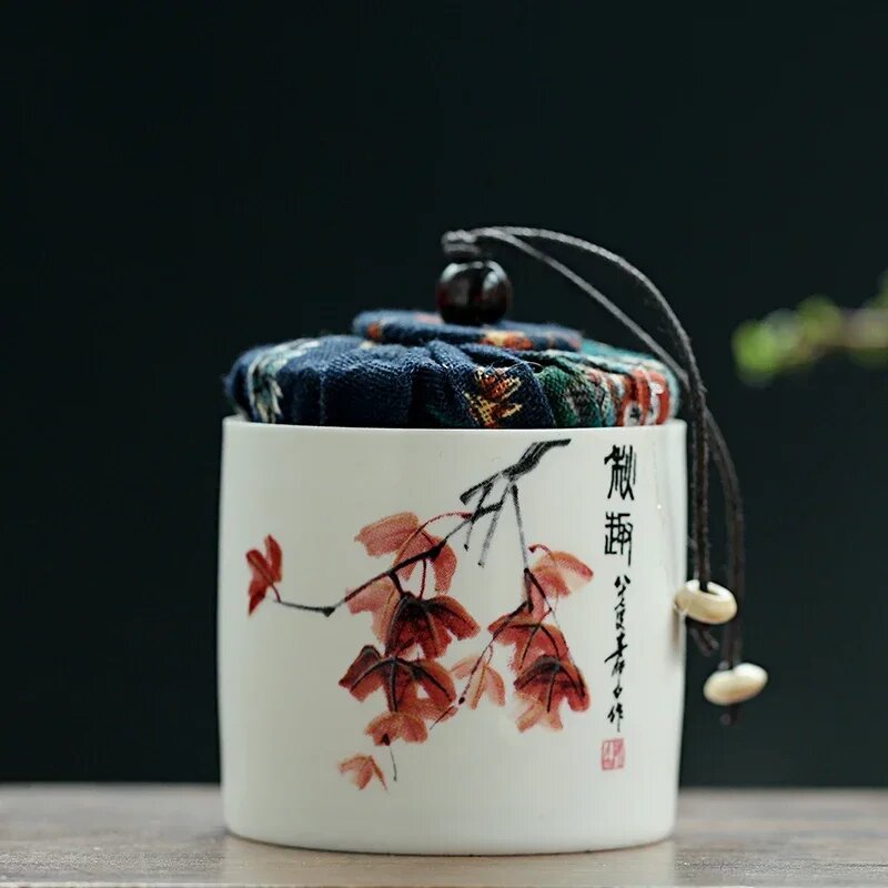 Керамическая чайная коробка JINGDE TEA SET A4 5.9x8cm