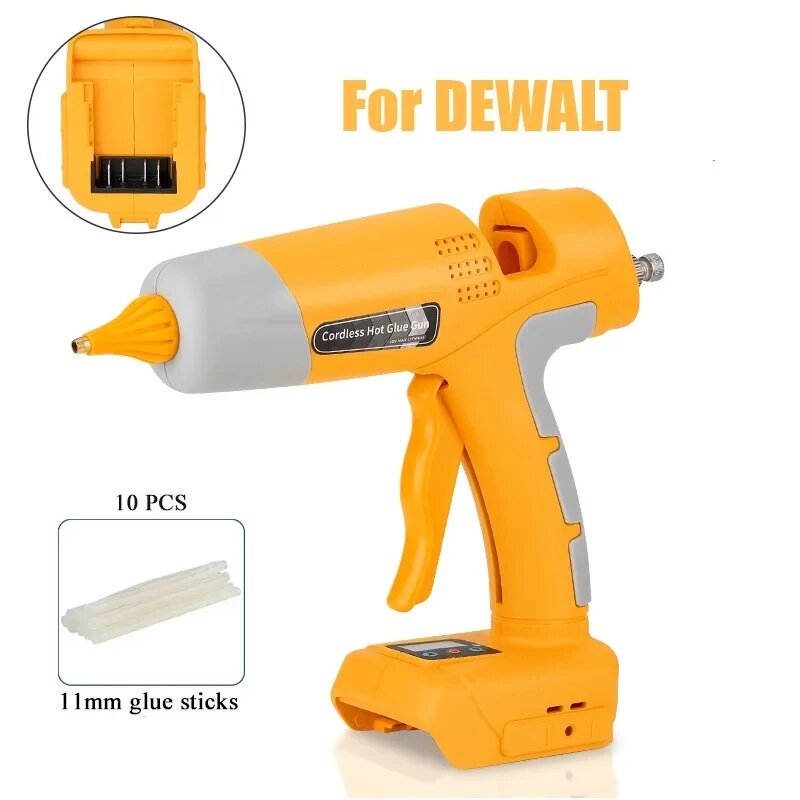 Беспроводной пистолет для термоплавкого клея Makita/Dewalt/Milwaukee/Bosch Ryobi 18В for DeWalt
