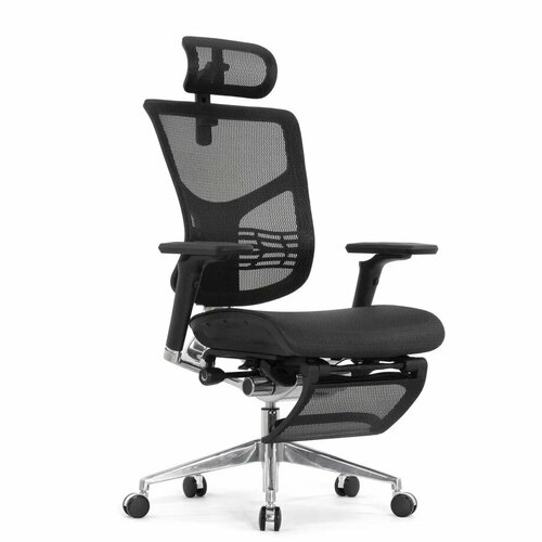 Кресло Компьютерное серии Expert 2 Star black с подножкой черный