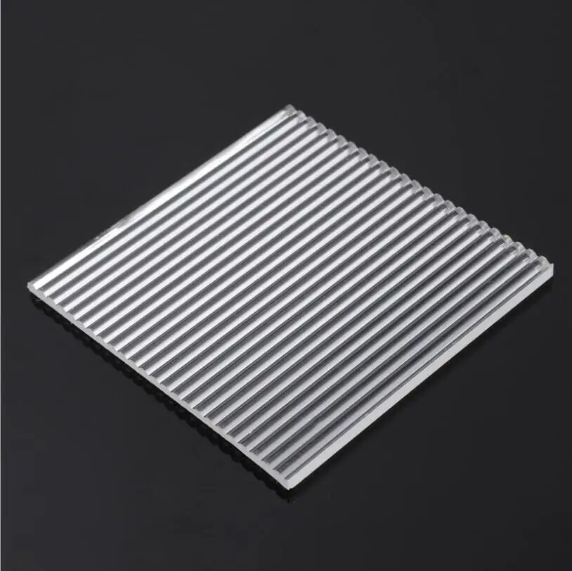 Прозрачный акриловый лист PMMA 3 мм 3mm thickness 200x200mm