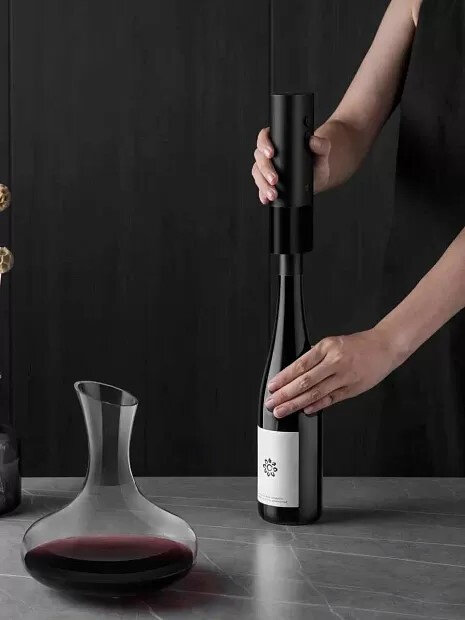 Электрический штопор Xiaomi Mijia Wine Bottle Opener, KGJ001T, черный — фото 1