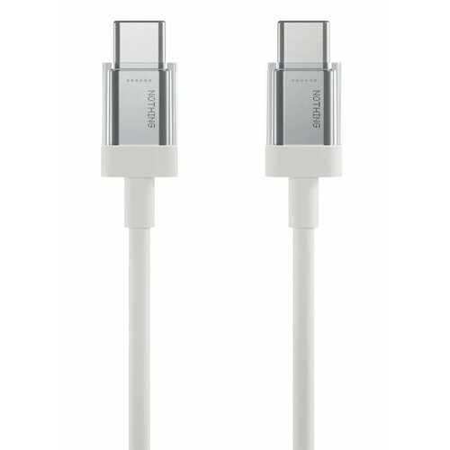 Кабель круглый Nothing USB Type-C - USB Type-C белый 1.8 м