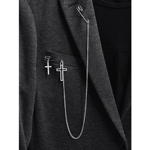 Брошь KHARIZMA, серебристый