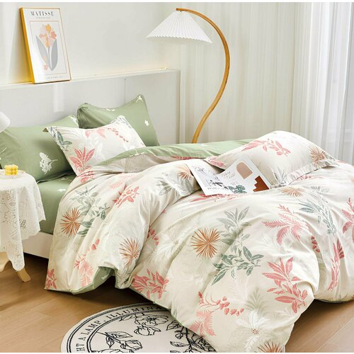 Постельное белье Розовые сны, 2спальный, сатин, хлопок, с наволочками 50х70 2шт. и 70х70 2шт, СК-562-2сп-4нав