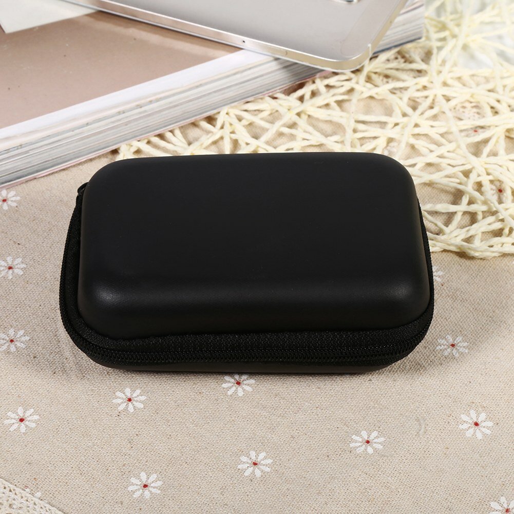 Square Earphone Case Data Cable Storage Bag Zipper Mobile - Temu Australia - View #11