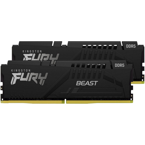Память оперативная память оперативная 32GB 6400MTs DDR5 CL32 DIMM Kit of 2 FURY Beast Black XMP 3451600₽